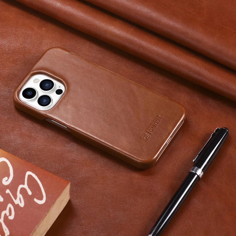 Hurtownia GSM - Etui iCarer Curved Edge Vintage Folio Apple iPhone 13 Pro brązowy - ICR286 - {ean13} - Hurt
