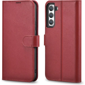 Hurtownia GSM - Etui iCarer Haitang Leather Wallet Samsung Galaxy S22 czerwony - ICR289 - {ean13} - Hurt