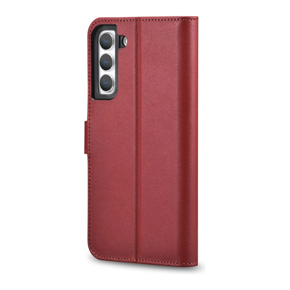 Hurtownia GSM - Case iCarer Haitang Leder Geldbeutel Samsung Galaxy S22 rot - ICR289 - {ean13} - Hurt