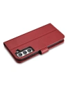 Wholesale iCarer Haitang Leather Wallet Samsung Galaxy S22 red - ICR289 - {ean13} - Hurt