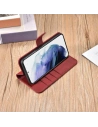 Wholesale iCarer Haitang Leather Wallet Samsung Galaxy S22 red - ICR289 - {ean13} - Hurt
