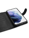 Hurtownia GSM - Etui iCarer Portofel din piele Haitang Samsung Galaxy S22+ Plus negru - ICR290 - {ean13} - Hurt