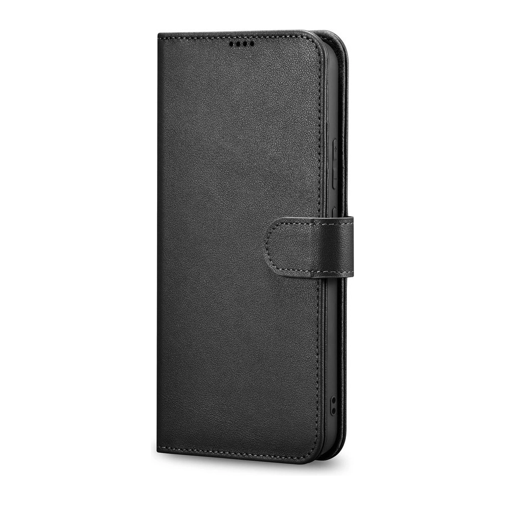 Hurtownia GSM - Etui iCarer Portofel din piele Haitang Samsung Galaxy S22+ Plus negru - ICR290 - {ean13} - Hurt
