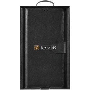 Hurtownia GSM - Etui iCarer Haitang Leather Wallet Samsung Galaxy S22+ Plus czarny - ICR290 - {ean13} - Hurt
