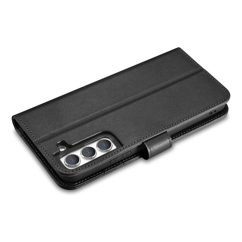 Hurtownia GSM - Etui iCarer Portofel din piele Haitang Samsung Galaxy S22+ Plus negru - ICR290 - {ean13} - Hurt