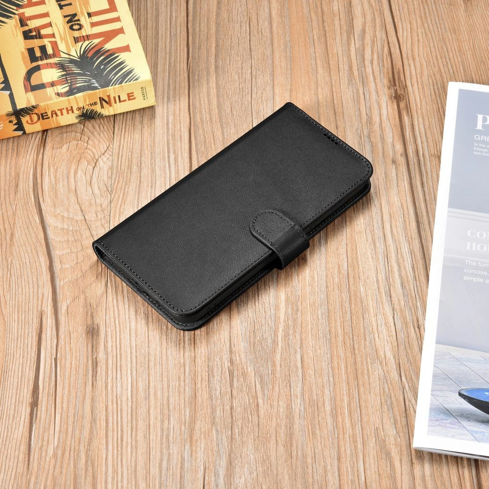 Hurtownia GSM - Etui iCarer Portofel din piele Haitang Samsung Galaxy S22+ Plus negru - ICR290 - {ean13} - Hurt