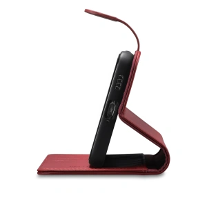 Hurtownia GSM - Etui iCarer Portofel din piele Haitang Samsung Galaxy S22+ Plus roșu - ICR292 - {ean13} - Hurt