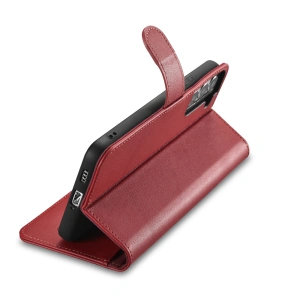 Hurtownia GSM - Etui iCarer Portofel din piele Haitang Samsung Galaxy S22+ Plus roșu - ICR292 - {ean13} - Hurt