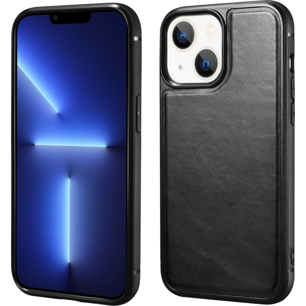Hurtownia GSM - Etui iCarer Leather Oil Wax Apple iPhone 13 mini negru - ICR295 - {ean13} - Hurt