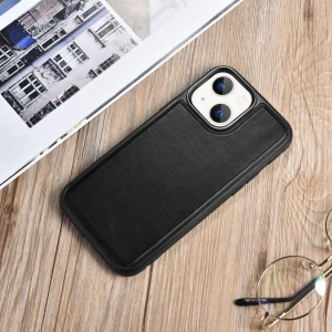 Hurtownia GSM - Etui iCarer Leather Oil Wax Apple iPhone 13 mini czarny - ICR295 - {ean13} - Hurt