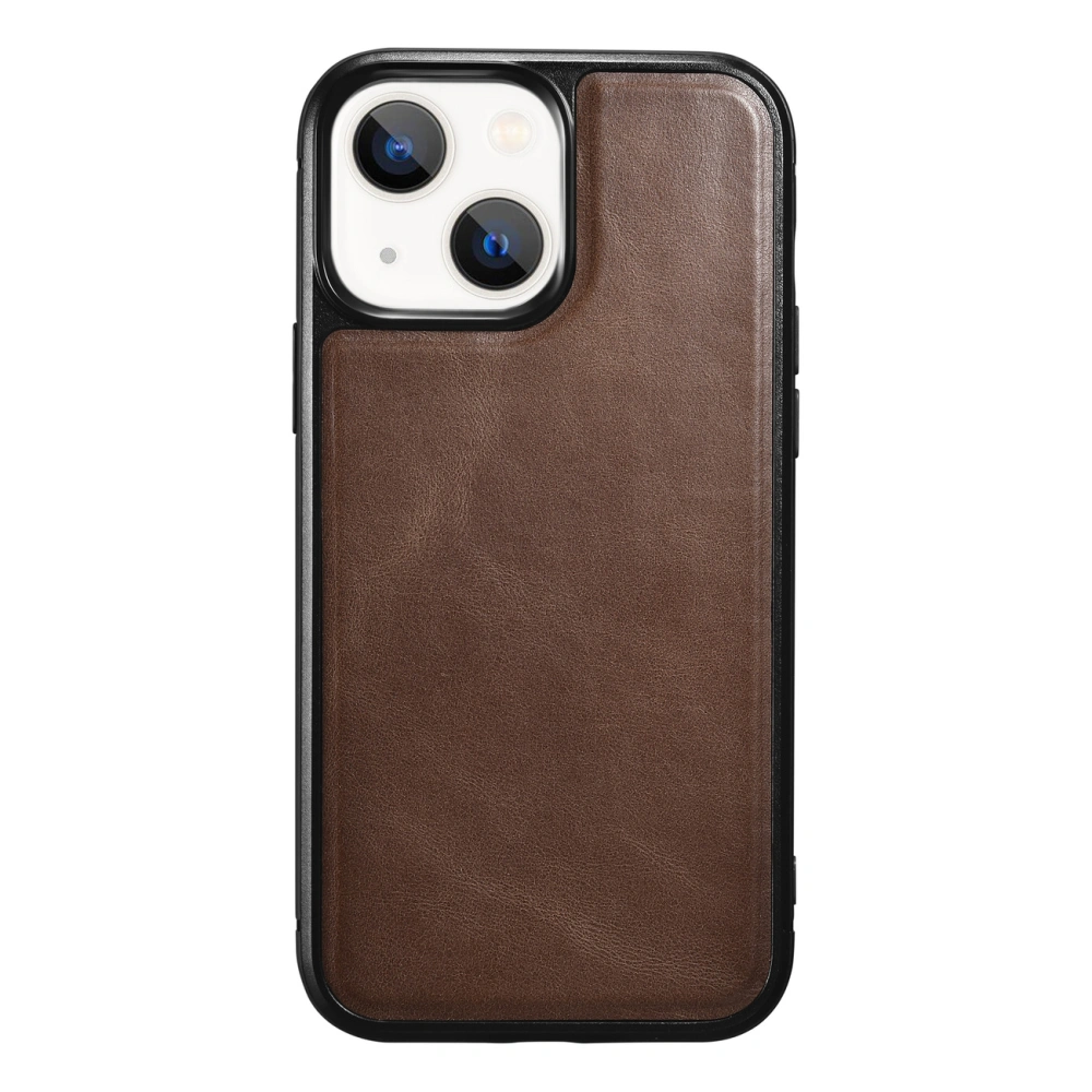 Hurtownia GSM - Etui iCarer Leather Oil Wax Apple iPhone 13 brązowy - ICR298 - {ean13} - Hurt