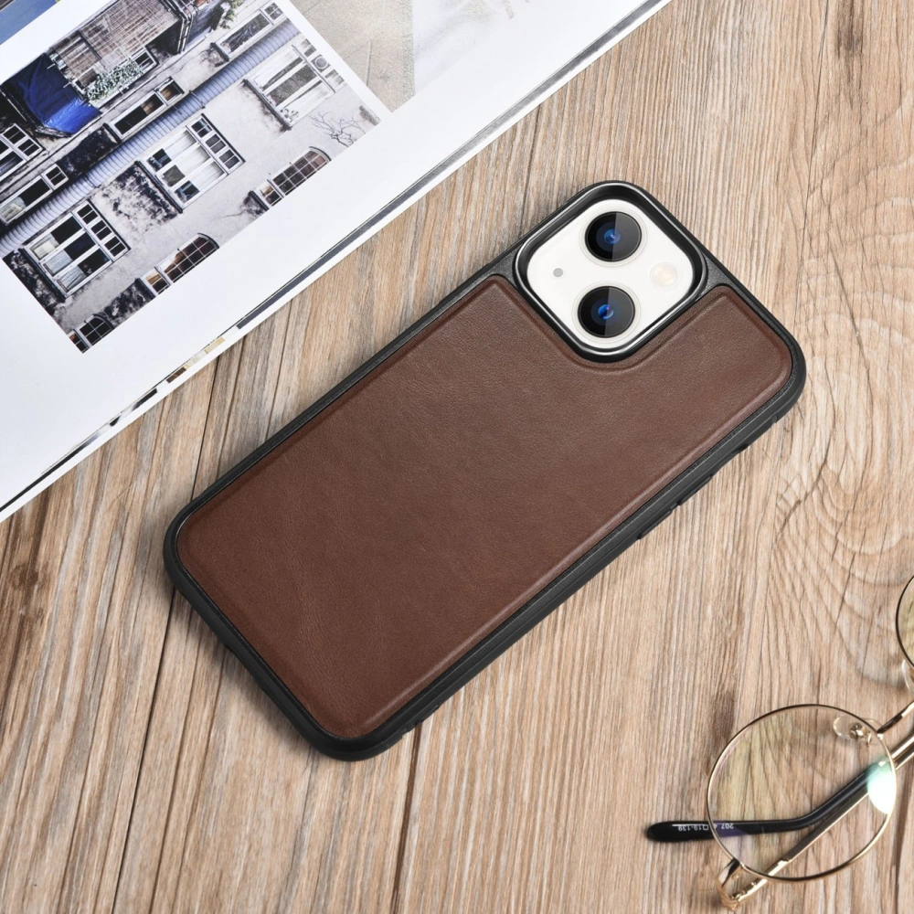 Hurtownia GSM - Etui iCarer Leather Oil Wax Apple iPhone 13 brązowy - ICR298 - {ean13} - Hurt