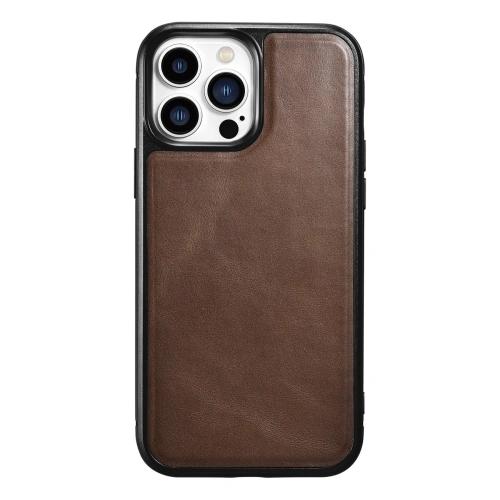 Etui iCarer Leather Oil Wax Apple iPhone 13 Pro brązowy