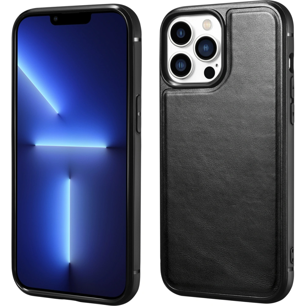 Hurtownia GSM - Etui iCarer Leather Oil Wax Apple iPhone 13 Pro Max černé - ICR301 - {ean13} - Hurt