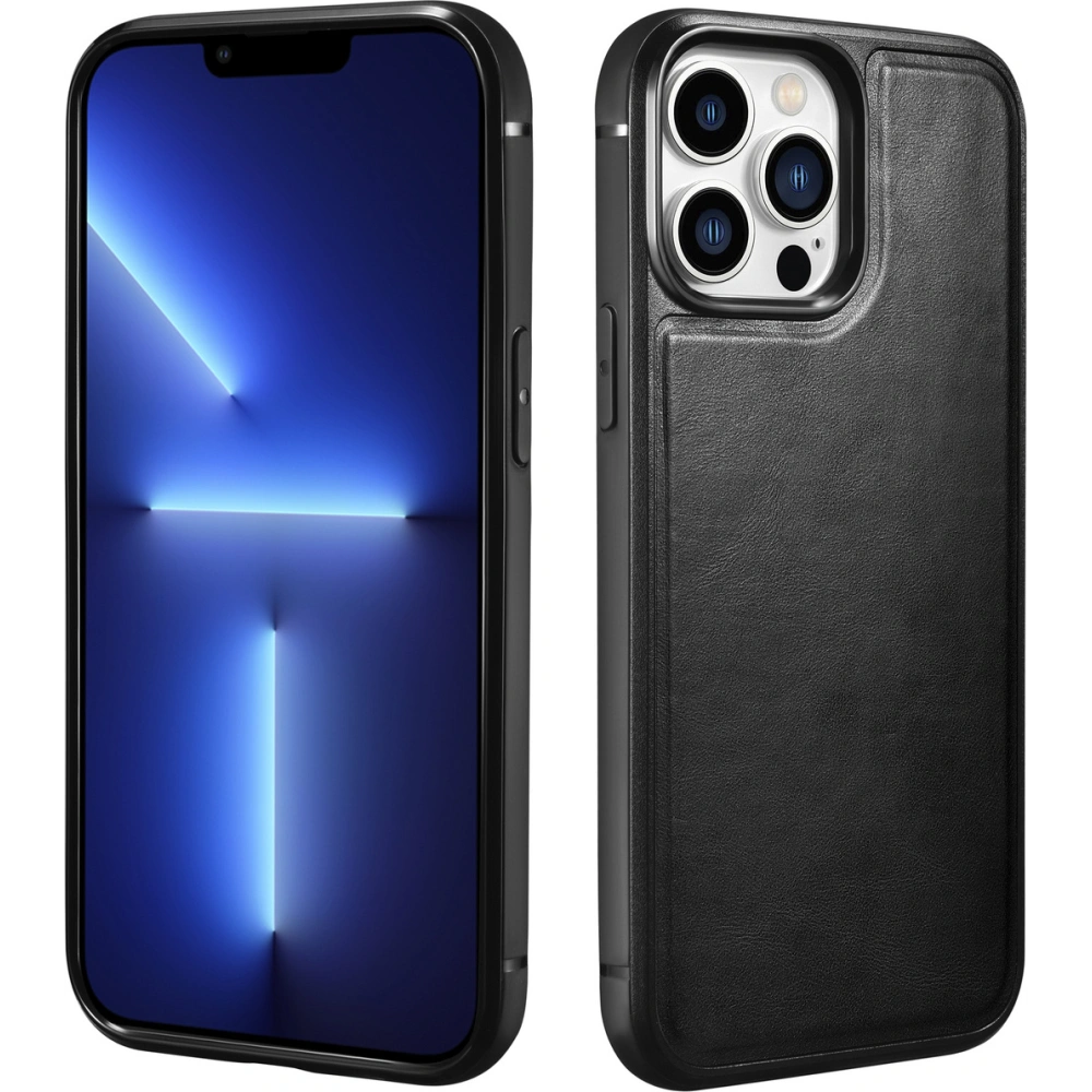 Hurtownia GSM - Etui iCarer bőr olaj viasz Apple iPhone 13 Pro Max fekete - ICR301 - {ean13} - Hurt