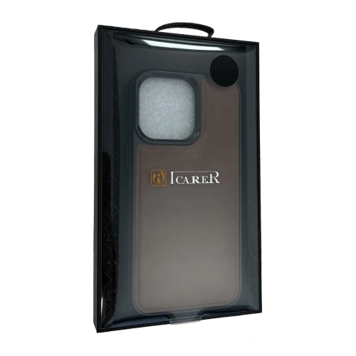 Etui iCarer Leather Oil Wax Apple iPhone 13 Pro Max brązowy