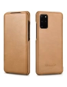 Hurtownia GSM - Etui iCarer Curved Edge Vintage Folio Samsung Galaxy S20+ Plus khaki - ICR316 - {ean13} - Hurt