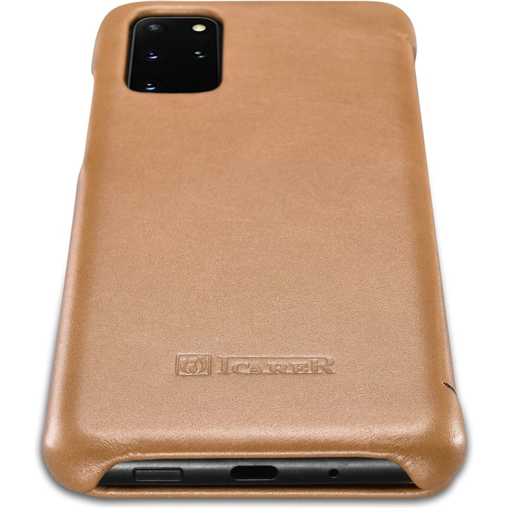Hurtownia GSM - Case iCarer Curved Edge Vintage Folio Samsung Galaxy S20+ Plus khaki - ICR316 - {ean13} - Hurt