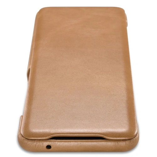Etui iCarer Curved Edge Vintage Folio Samsung Galaxy S20+ Plus khaki