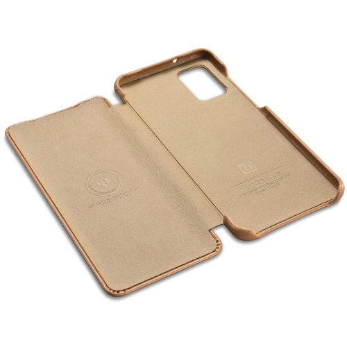 Etui iCarer Curved Edge Vintage Folio Samsung Galaxy S20+ Plus khaki