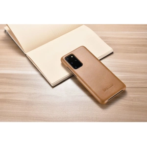 Hurtownia GSM - Etui iCarer Curved Edge Vintage Folio Samsung Galaxy S20+ Plus khaki - ICR316 - {ean13} - Hurt
