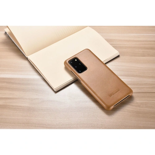 Etui iCarer Curved Edge Vintage Folio Samsung Galaxy S20+ Plus khaki