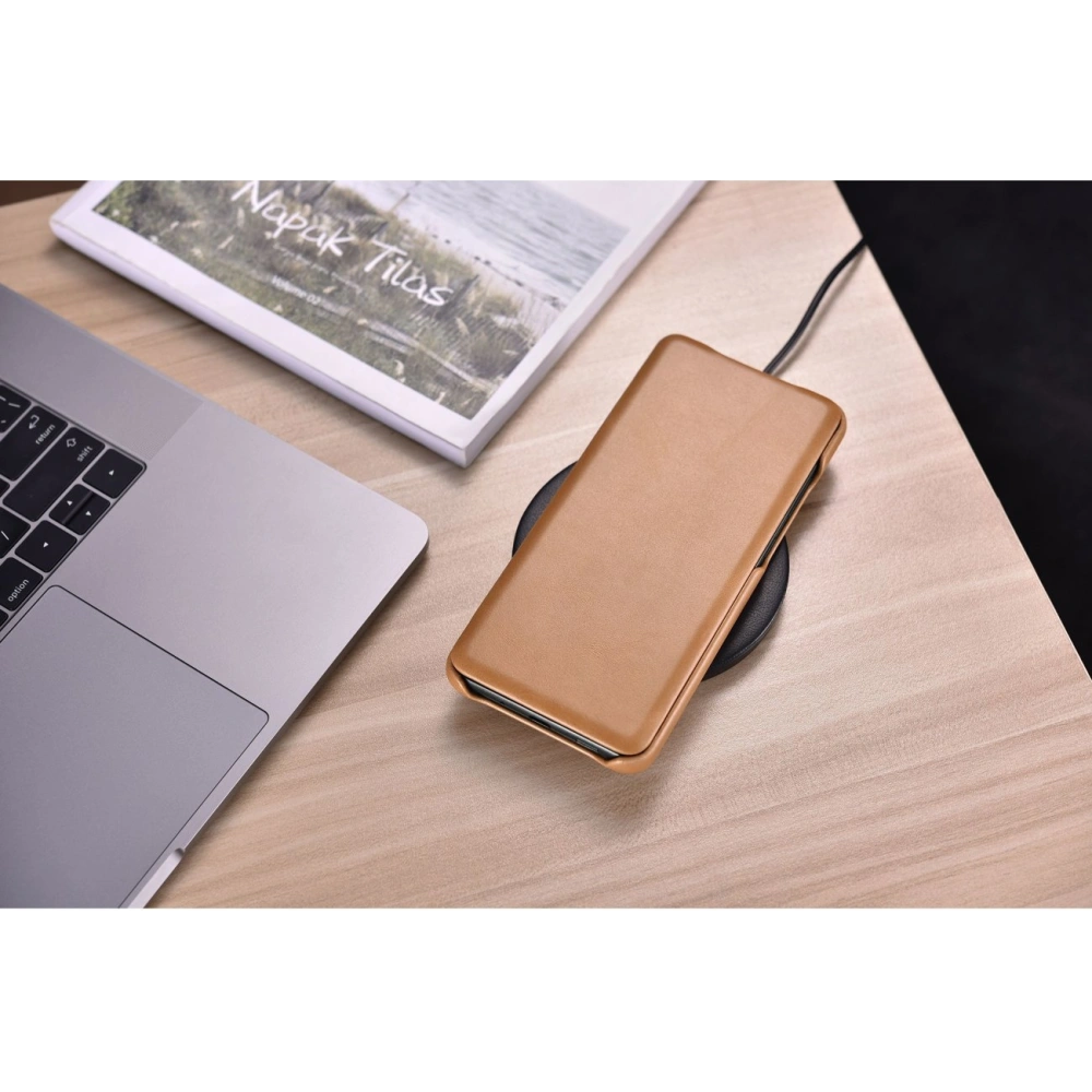 Hurtownia GSM - Case iCarer Curved Edge Vintage Folio Samsung Galaxy S20+ Plus khaki - ICR316 - {ean13} - Hurt