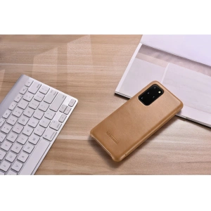 Hurtownia GSM - Etui iCarer Curved Edge Vintage Folio Samsung Galaxy S20+ Plus khaki - ICR316 - {ean13} - Hurt