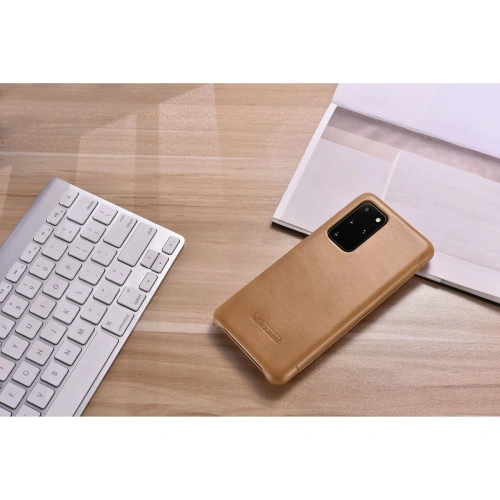 Etui iCarer Curved Edge Vintage Folio Samsung Galaxy S20+ Plus khaki