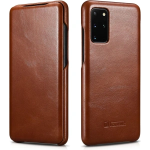 Hurtownia GSM - Etui iCarer Curved Edge Vintage Folio Samsung Galaxy S20+ Plus brązowy - ICR317 - {ean13} - Hurt