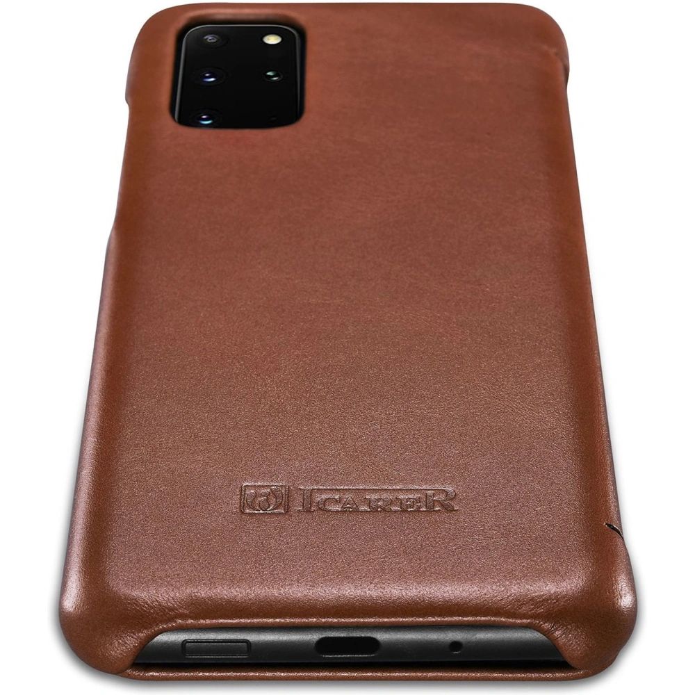 Hurtownia GSM - Case iCarer Curved Edge Vintage Folio Samsung Galaxy S20+ Plus braun - ICR317 - {ean13} - Hurt