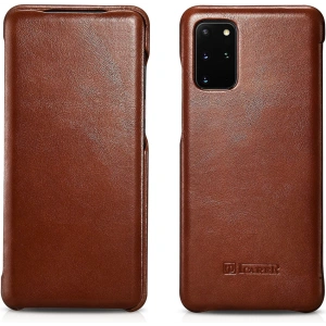 Hurtownia GSM - Etui iCarer Curved Edge Vintage Folio Samsung Galaxy S20+ Plus brązowy - ICR317 - {ean13} - Hurt