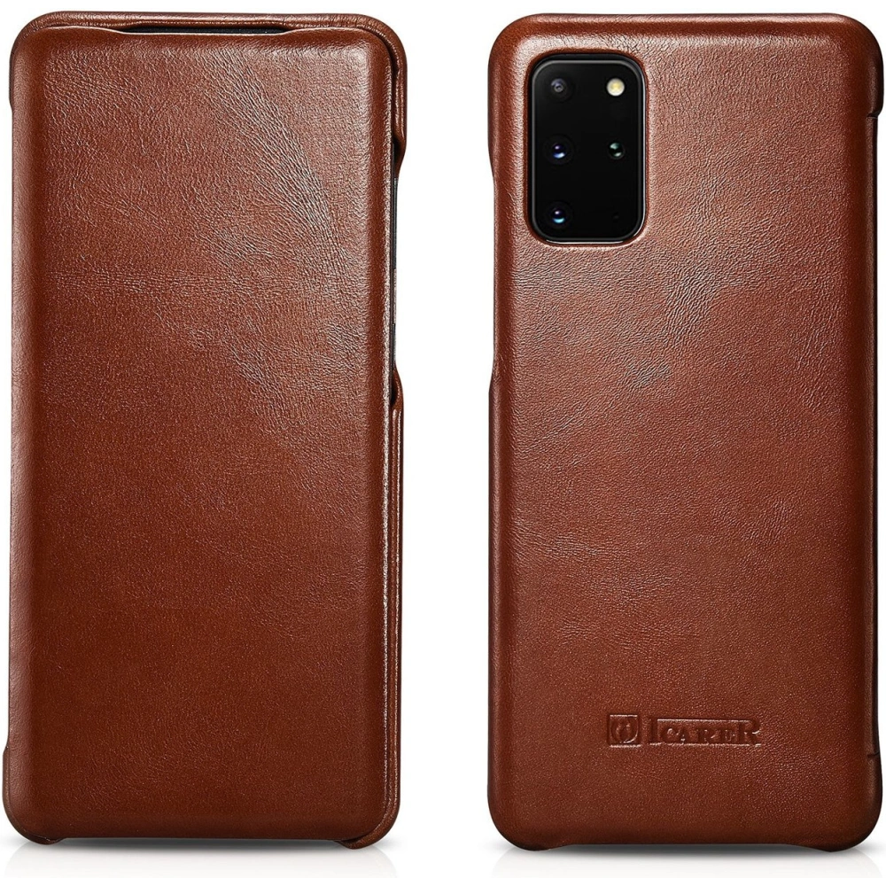 Hurtownia GSM - Case iCarer Curved Edge Vintage Folio Samsung Galaxy S20+ Plus braun - ICR317 - {ean13} - Hurt