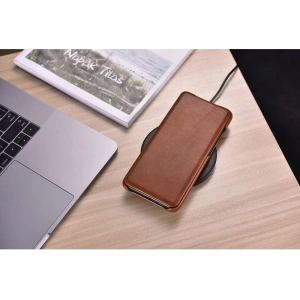 Hurtownia GSM - Etui iCarer Curved Edge Vintage Folio Samsung Galaxy S20+ Plus brązowy - ICR317 - {ean13} - Hurt