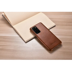 Hurtownia GSM - Etui iCarer Curved Edge Vintage Folio Samsung Galaxy S20+ Plus brązowy - ICR317 - {ean13} - Hurt