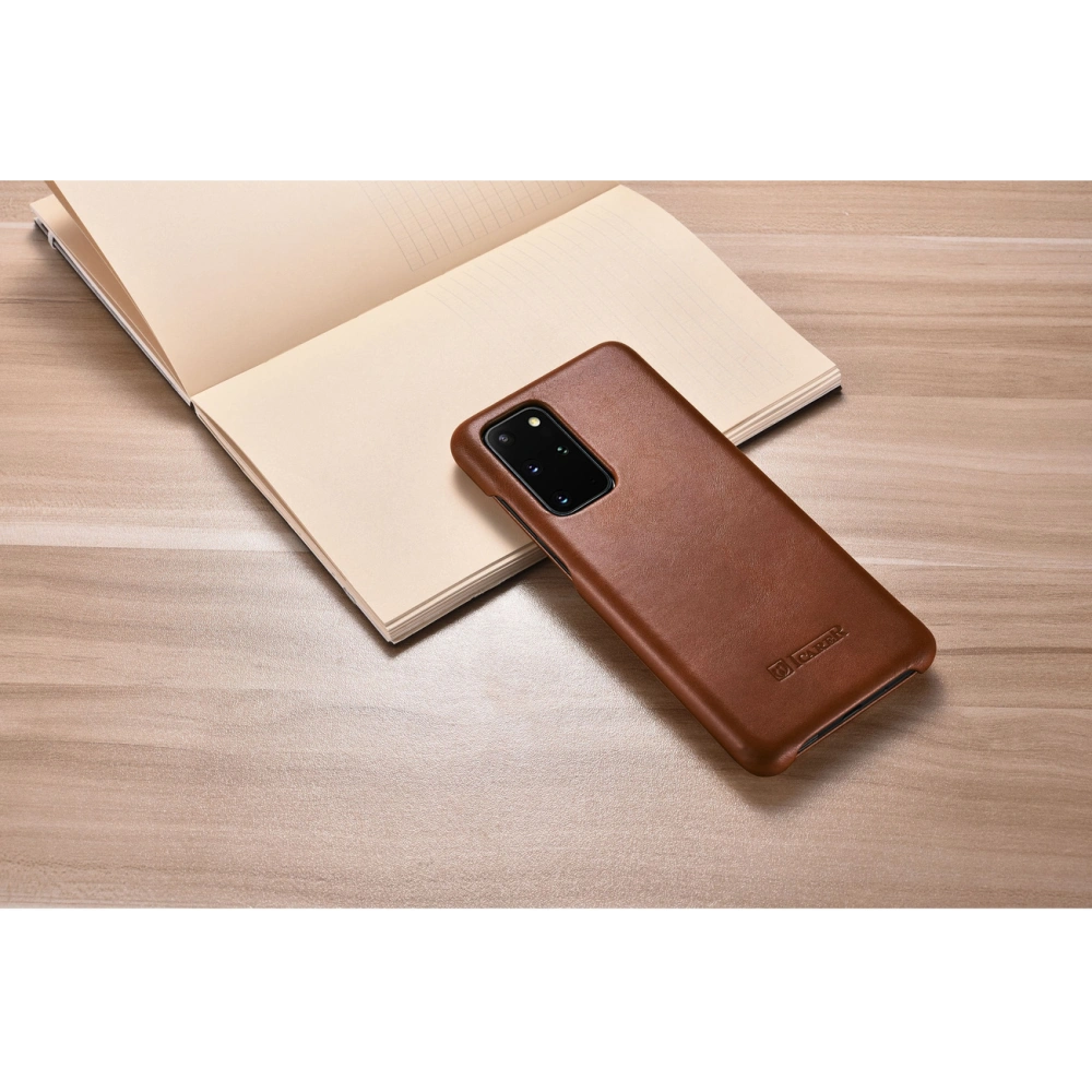 Hurtownia GSM - Etui iCarer Curved Edge Vintage Folio Samsung Galaxy S20+ Plus barna - ICR317 - {ean13} - Hurt