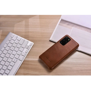 Hurtownia GSM - Etui iCarer Curved Edge Vintage Folio Samsung Galaxy S20+ Plus brązowy - ICR317 - {ean13} - Hurt