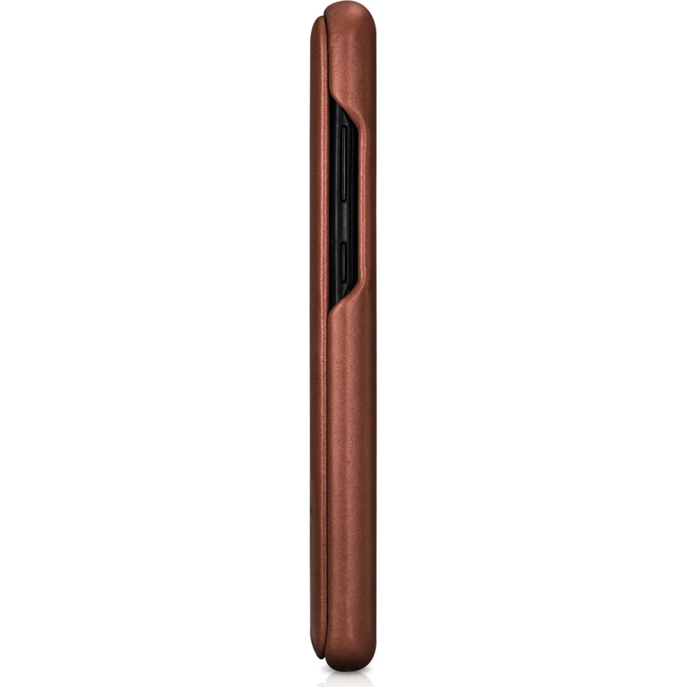 Wholesale iCarer Curved Edge Vintage Folio Samsung Galaxy S20 Ultra brown - ICR318 - {ean13} - Hurt