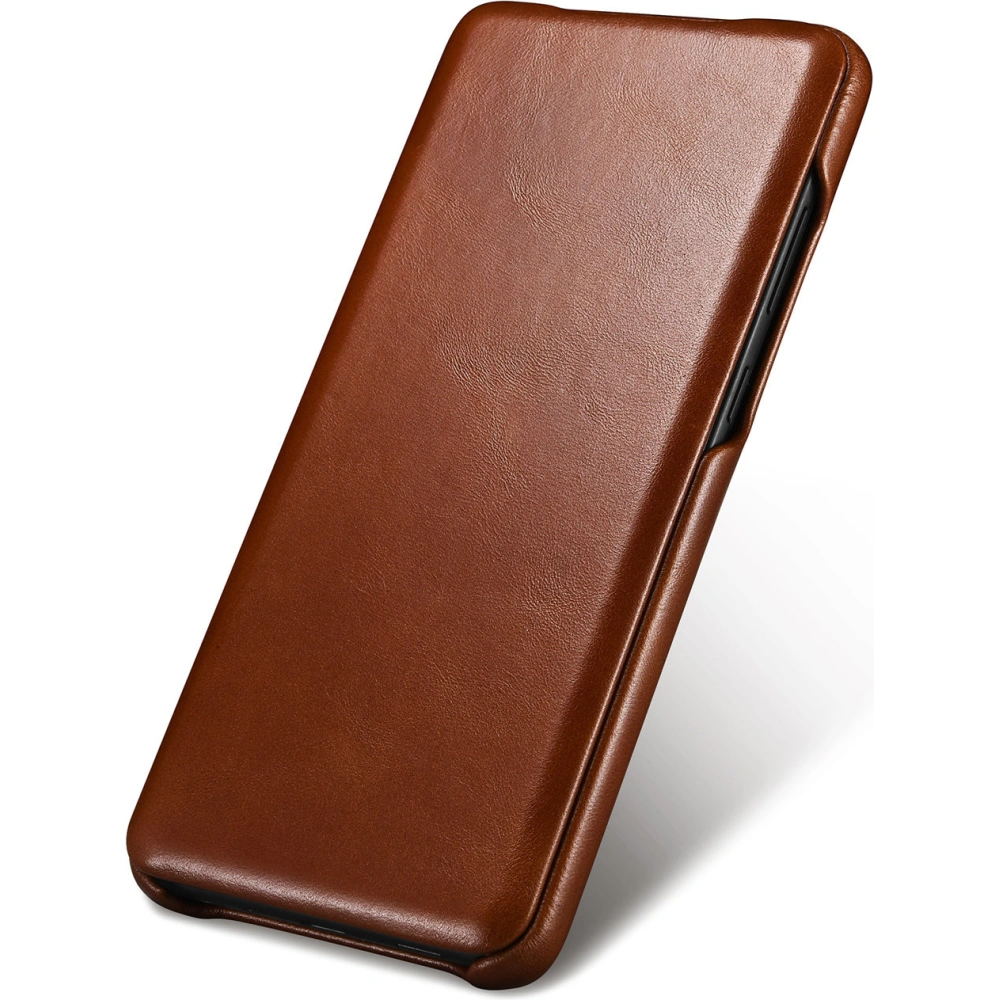 Wholesale iCarer Curved Edge Vintage Folio Samsung Galaxy S20 Ultra brown - ICR318 - {ean13} - Hurt
