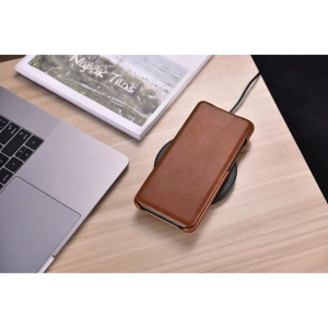 Wholesale iCarer Curved Edge Vintage Folio Samsung Galaxy S20 Ultra brown - ICR318 - {ean13} - Hurt