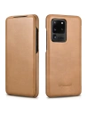 Hurtownia GSM - Case iCarer Curved Edge Vintage Folio Samsung Galaxy S20 Ultra khaki - ICR319 - {ean13} - Hurt