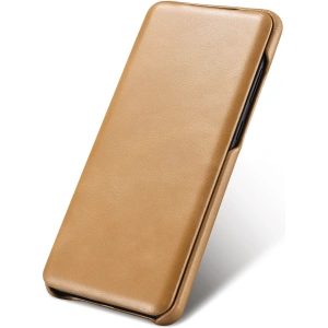 Wholesale iCarer Curved Edge Vintage Folio Samsung Galaxy S20 Ultra khaki - ICR319 - {ean13} - Hurt