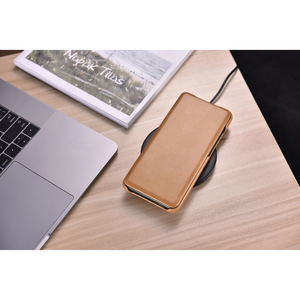 Hurtownia GSM - Case iCarer Curved Edge Vintage Folio Samsung Galaxy S20 Ultra khaki - ICR319 - {ean13} - Hurt