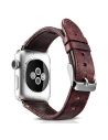 Hurtownia GSM - Pasek iCarer Leather Vintage Apple Watch 4/5/6/7/8/9/SE/10 40/41/42mm bordowy - ICR320 - {ean13} - Hurt