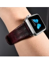 Hurtownia GSM - Pasek iCarer Leather Vintage Apple Watch 4/5/6/7/8/9/SE/10 40/41/42mm bordowy - ICR320 - {ean13} - Hurt