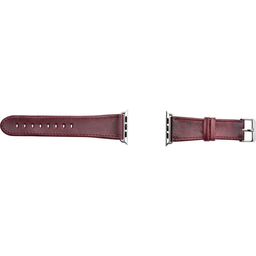 Hurtownia GSM - Pasek iCarer Leather Vintage Apple Watch 4/5/6/7/8/9/SE/10 40/41/42mm bordowy - ICR320 - {ean13} - Hurt