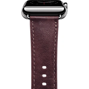Hurtownia GSM - Pasek iCarer Leather Vintage Apple Watch 4/5/6/7/8/9/SE/10 40/41/42mm bordowy - ICR320 - {ean13} - Hurt