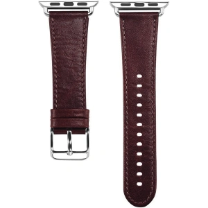 Hurtownia GSM - Pasek iCarer Leather Vintage Apple Watch 4/5/6/7/8/9/SE/10 40/41/42mm bordowy - ICR320 - {ean13} - Hurt