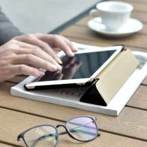 Hurtownia GSM - Etui iCarer Leather Folio Apple iPad mini 7.9 2019 (5. generációs) fekete - ICR321 - {ean13} - Hurt