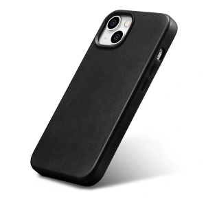 Hurtownia GSM - Etui iCarer Olajgyertya Prémium Bőr MagSafe Apple iPhone 14 fekete - ICR323 - {ean13} - Hurt